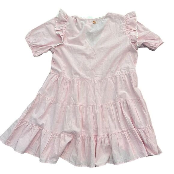 NWT SIMPLY SOUTHERN Pink Ricrac Dress Size M - Picture 2 of 10